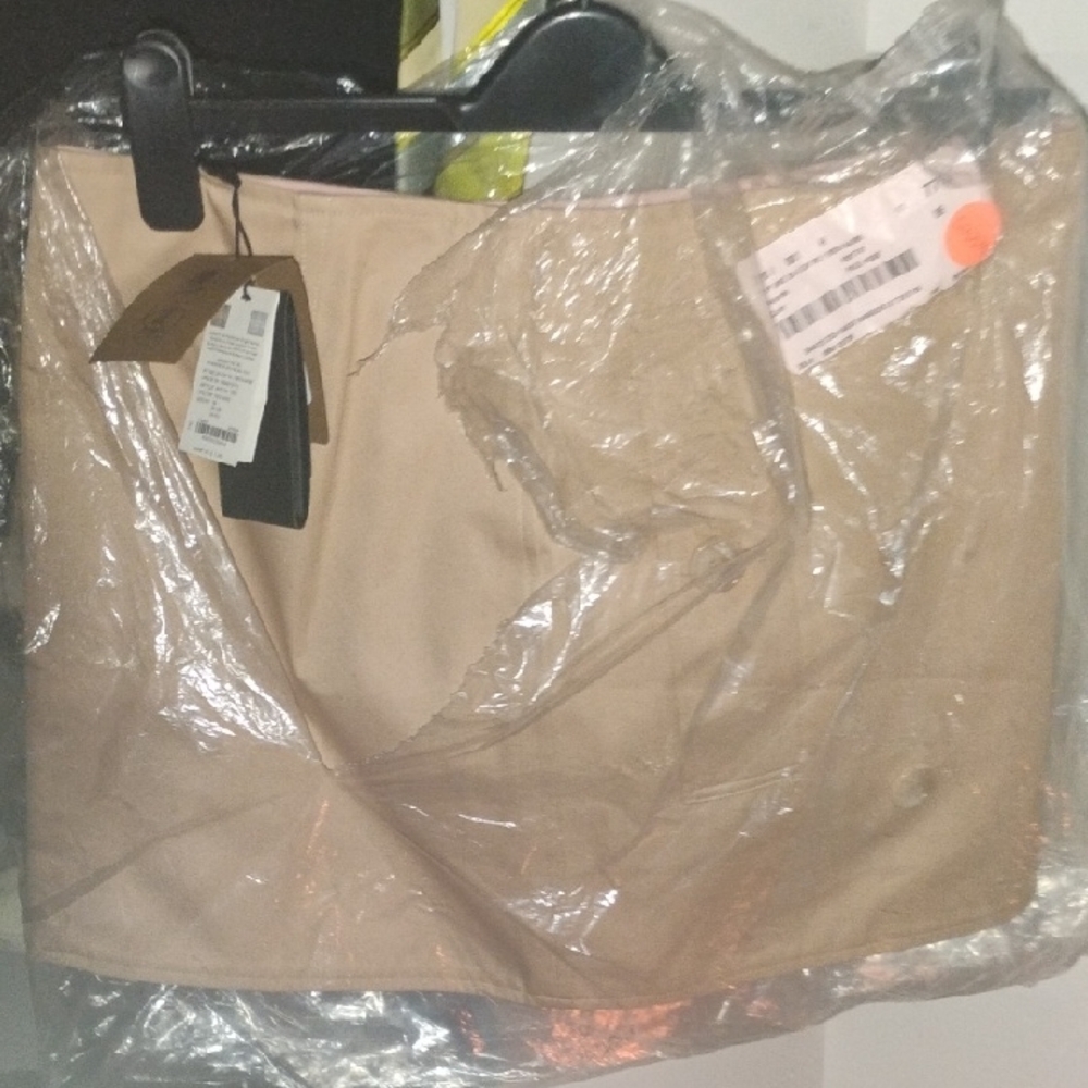 Burberry Pale Nude Trench Skirt
